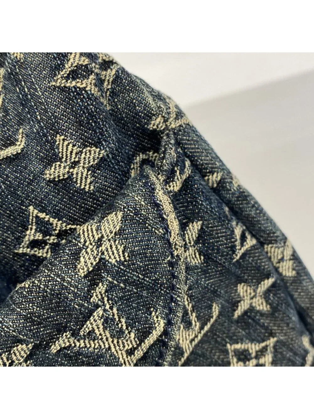 Louis Vuitton Shoulder Bag Monogram Denim Daily GM Blue
